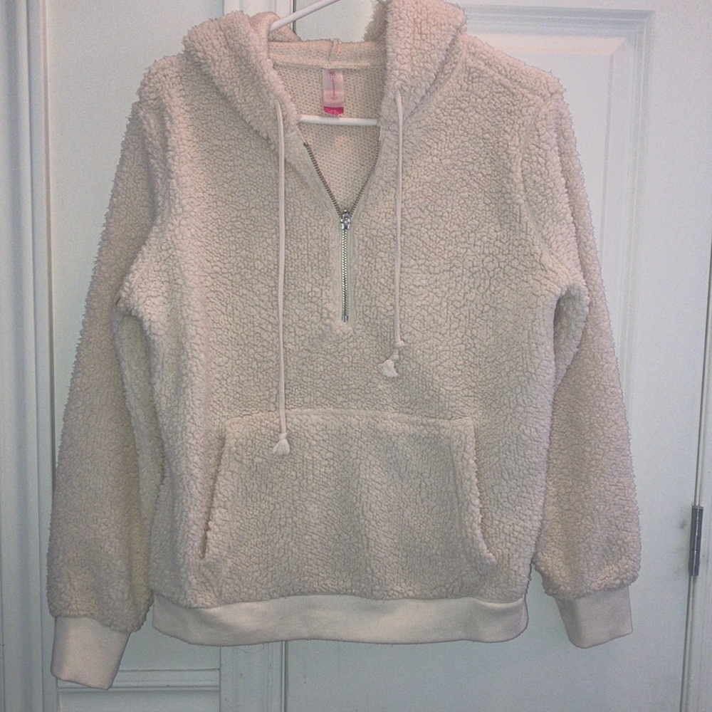 Off white hoody with zip - Picture 8 of 11